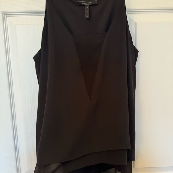 BCBG Max Azria Lyssa Tank Top | Black | Size Small / Petite - Picture 3 of 7